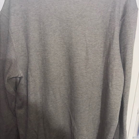 Men's taupe Heather Half-Zip Sweater - Picture 3 of 4